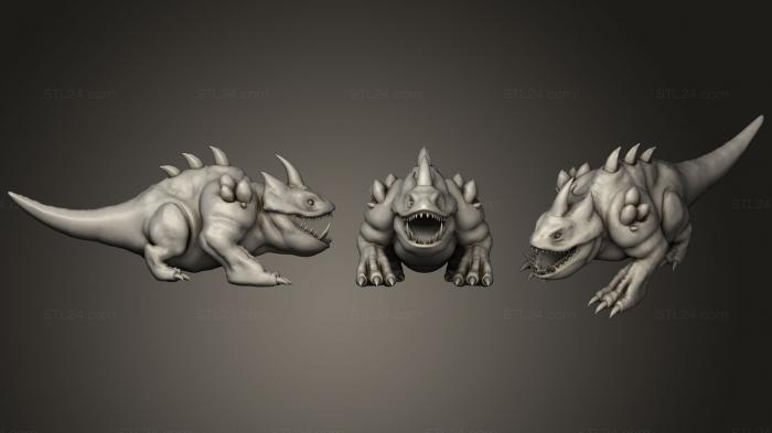 Figurines simple (King Dodongo, STKPR_0753) 3D models for cnc